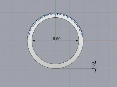 Wedding Ring 3D print model