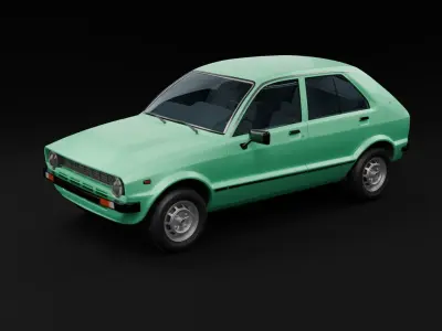 Daihatsu Charade 1977 3D model