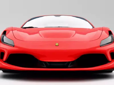 Ferrari F8 Tributo 2020 Low-poly 3D model purchase