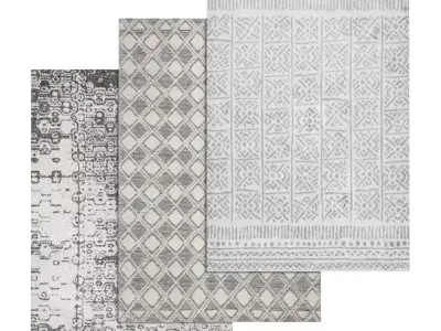 Rug Set 1421 3D model