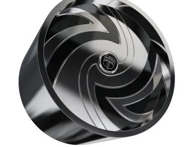 DUB HURRICAYNE WHEEL 3D MODEL 3D print model