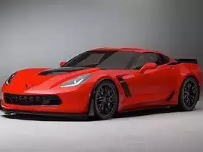 CORVETTE 3D MODEL chevrolet sports car Low-poly 3D model