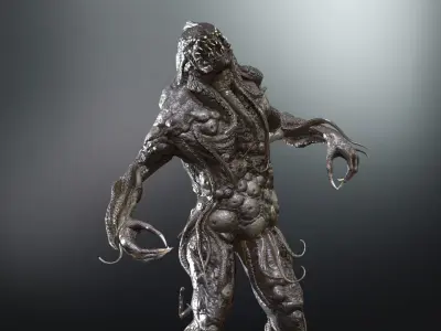 MutantZ8 Low-poly 3D model