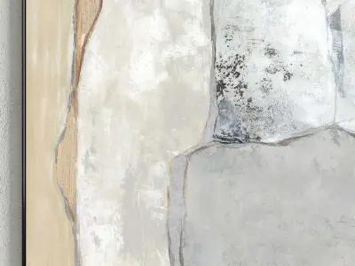 Plaster Two Photo Frame 121 Low-poly 3D model