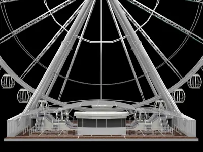 Ferris Wheel Vray 3D model
