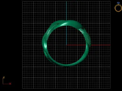 Fancy Womens Rings Plain Rings Ready STL 3DM Models Rings 3D print model 22