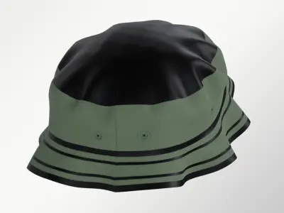 Bob Hat Low-poly 3D model