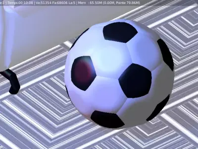 Football  Free 3D model