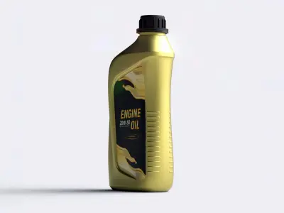 Engine Oil Bottle 20W-50  3D model