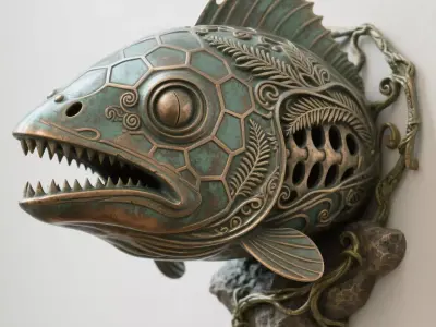 Piranha 3D print model