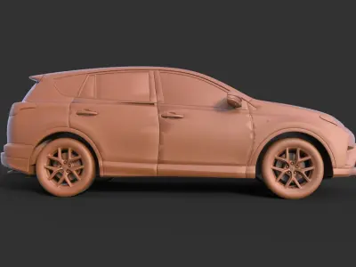 Toyota Rav 4 3D print model