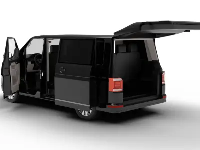 Volkswagen T6 Transporter 2019 HQ 3d model  3D model