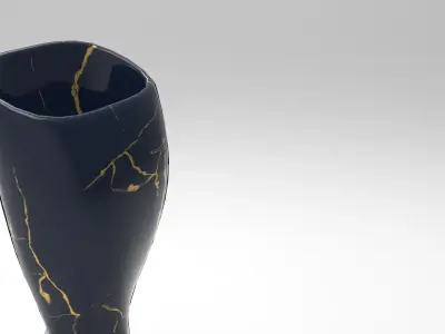 Kory Vase Low-poly 3D model