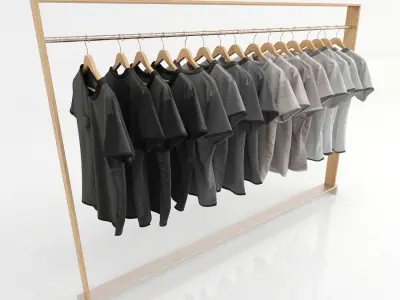 Clothing Rack 3D model