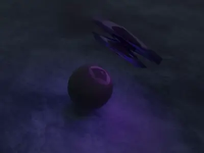 Ball in Blender 3D model