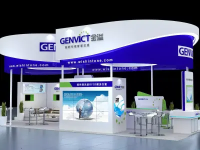 Exhibition - Area - 12X6-3DMAX2009-014 3D model