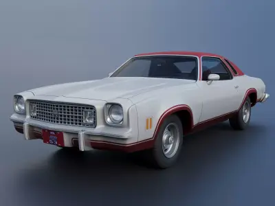 Chevrolet Chevelle Laguna S-3 1974 3D print model