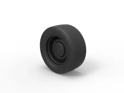 Sport wheel 5 3D print model