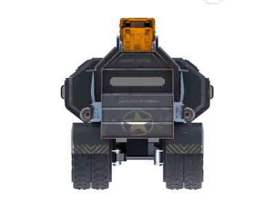 Army Patrol Vehicle 3D model