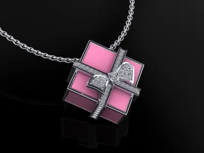 Gift Pendant 3D print model purchase