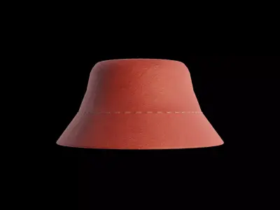 Bucket Hat Free low-poly 3D model