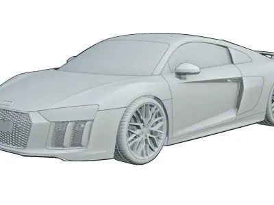 Audi R8 V10 Plus 3D model