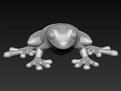 Frog Decorative Printable 3D print model