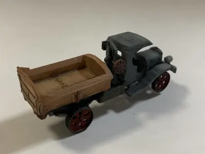 HO Scale 1920s Dump Truck 3D print model