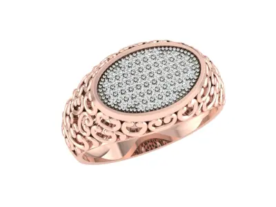 Oval Stones 3D model