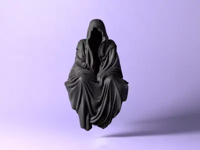 Sitting Ghost Lurking Spectre 3D print model