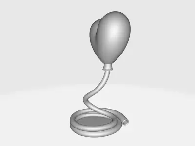 Heart-Shaped Love Sculpture  Valentines Day Gift  3D print model