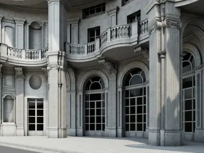 Stupinigi Central Hall ID071 3D model