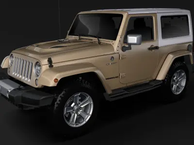 Jeep Wrangler Chief JK 2017 3D model