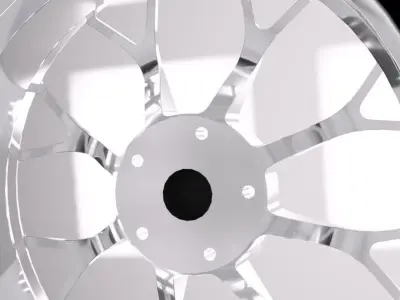 mercedes benz wheel 3D model