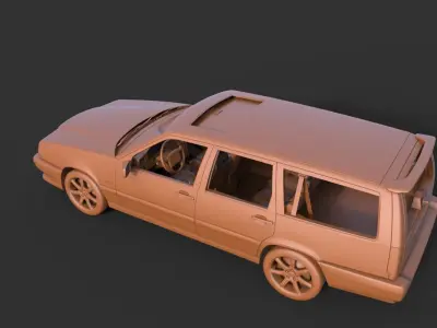 Volvo 850 R 3D print model