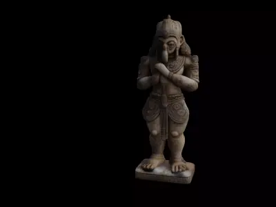 Ancient Guardian Statue   3D model