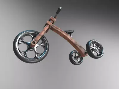 BALLANCE BIKE RIKE KIDS Low-poly 3D model