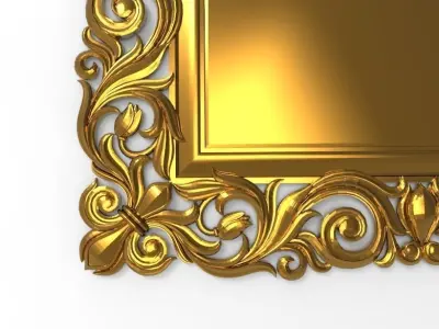carved frame  3D model order