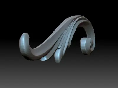 Decorative element 3D print model