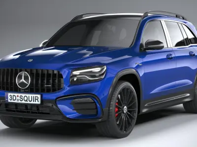 Mercedes-Benz GLB35 AMG 2024 3D model