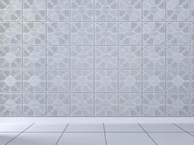 3d wall panel Low-poly 3D model order