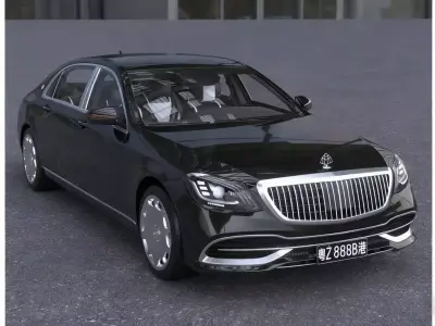 Mercedes-Maybach S-Class 3D model