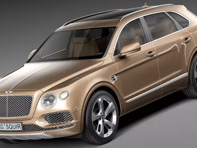 Bentley Bentayga 2016 3D model