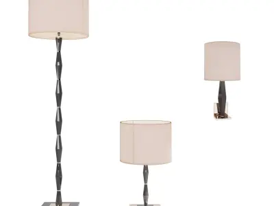 Officina Luce Top Lamps 3D model
