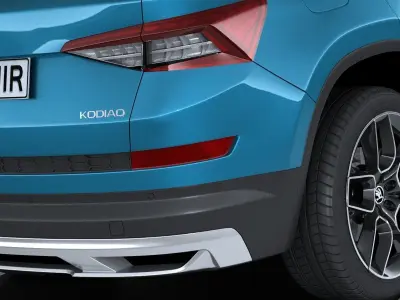 Skoda Kodiaq Scout 2018 3D model