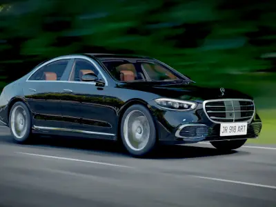 Mercedes Benz S Class 2022 3D model