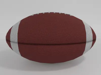 Football American Low-poly 3D model