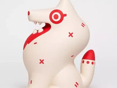 Minimalist Dog toy 3D print model