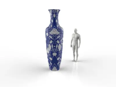 Porcelain Vase 3D model