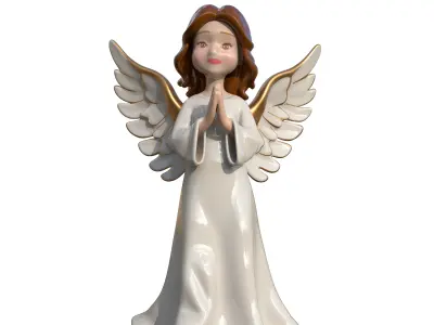 Christmas Angel Figurine  3D print model